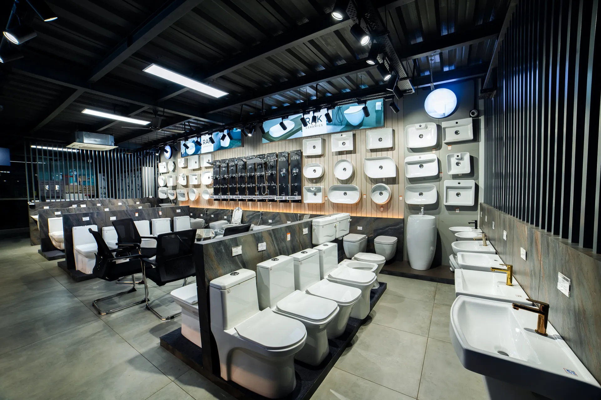Living Lines Madhurawada showroom – luxury tiles and bathware