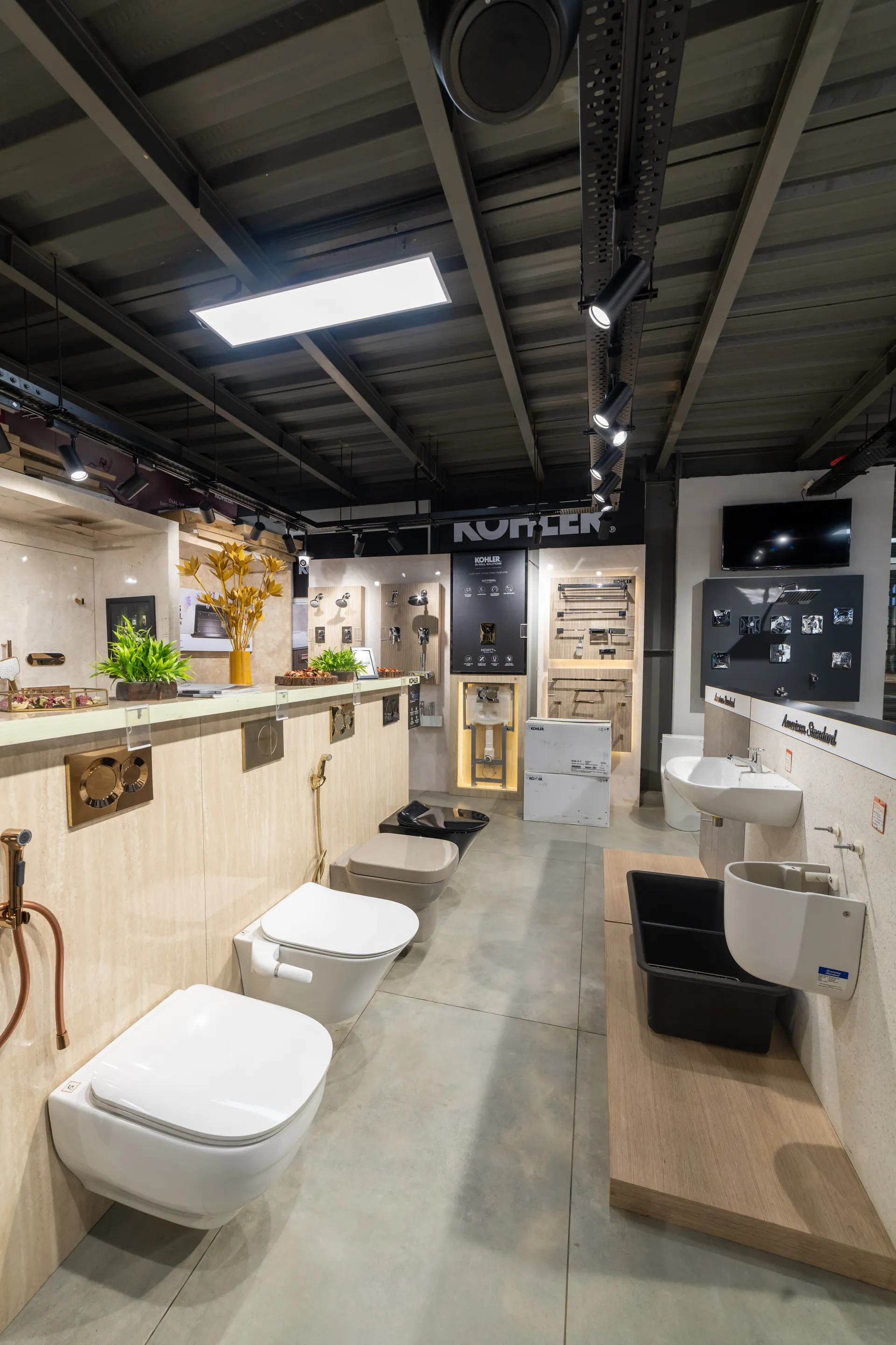 Living Lines Vizianagaram showroom – luxury tiles and bathware