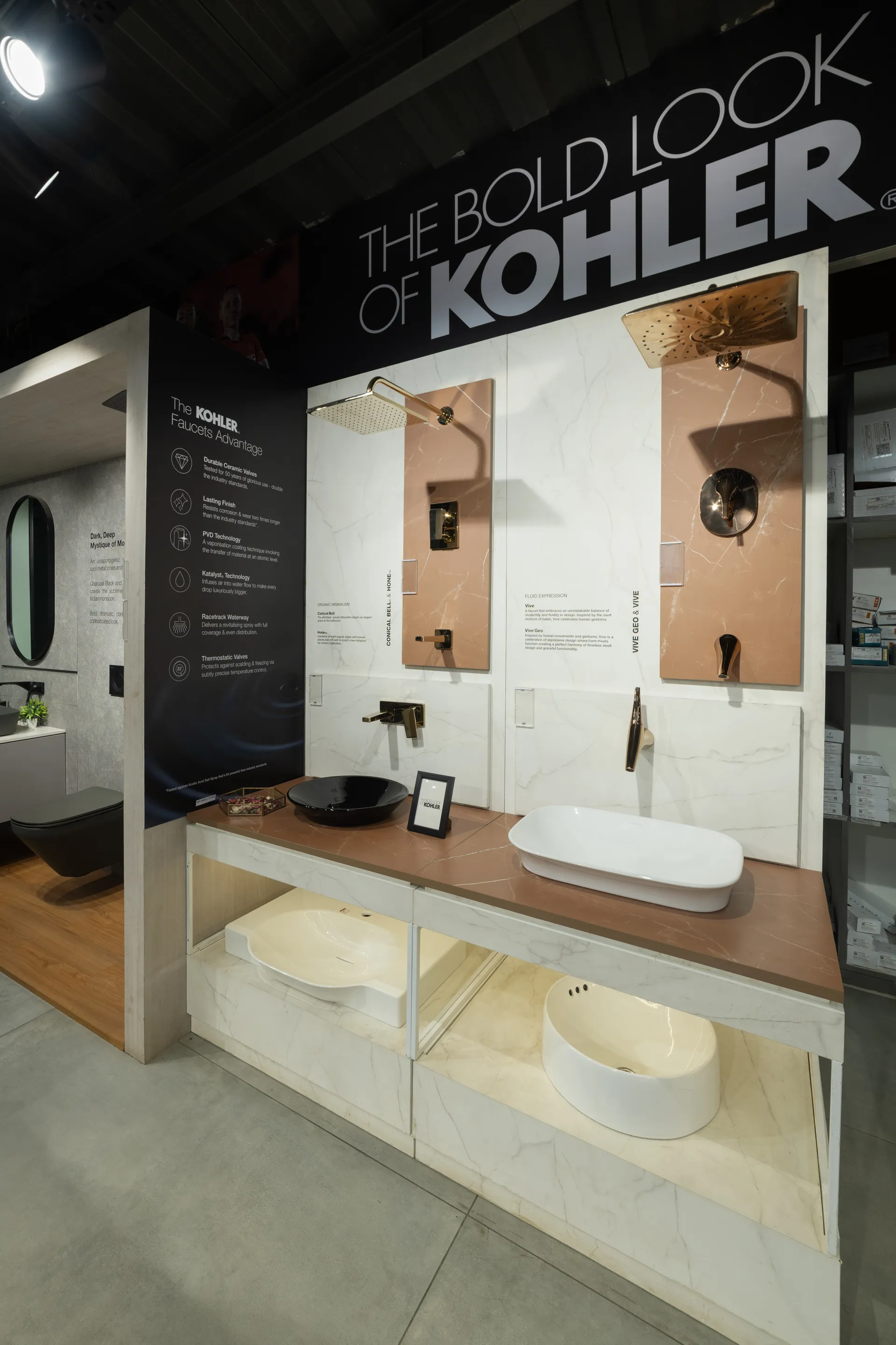 Living Lines Vizianagaram showroom – luxury tiles and bathware
