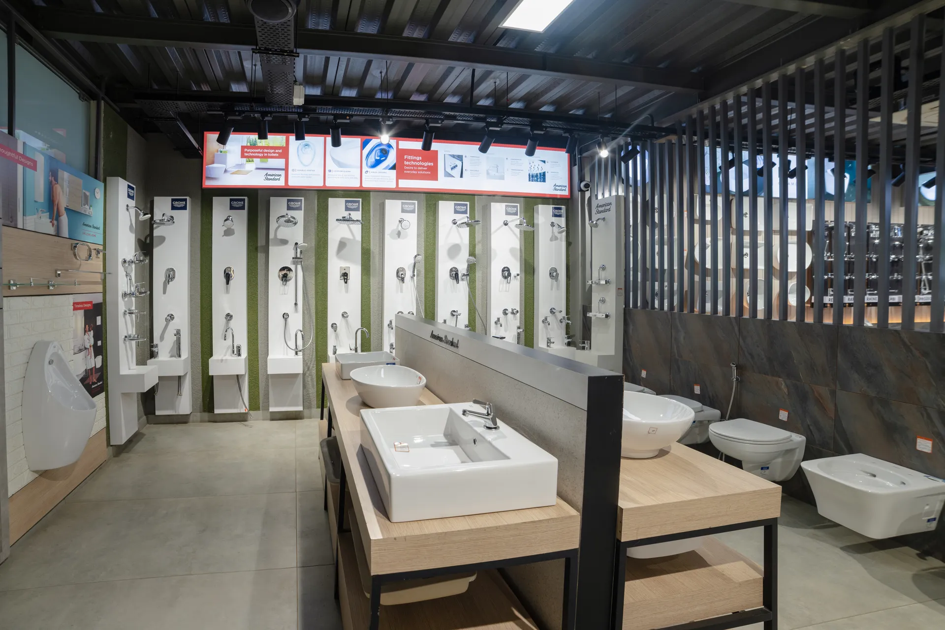 Living Lines Madhurawada showroom – luxury tiles and bathware