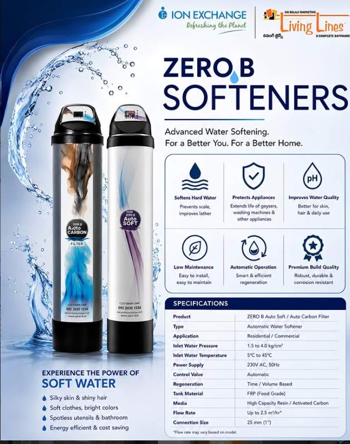 Transform Hard Water into Pure Comfort with ZERO B Softeners!