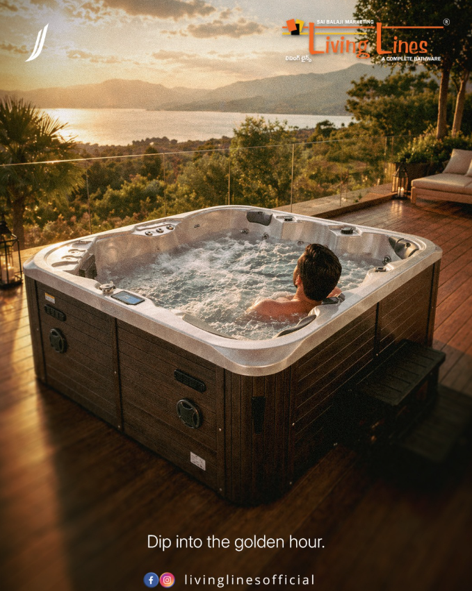 Turn your everyday routine into a luxury escape with the Jaquar Jacuzzi